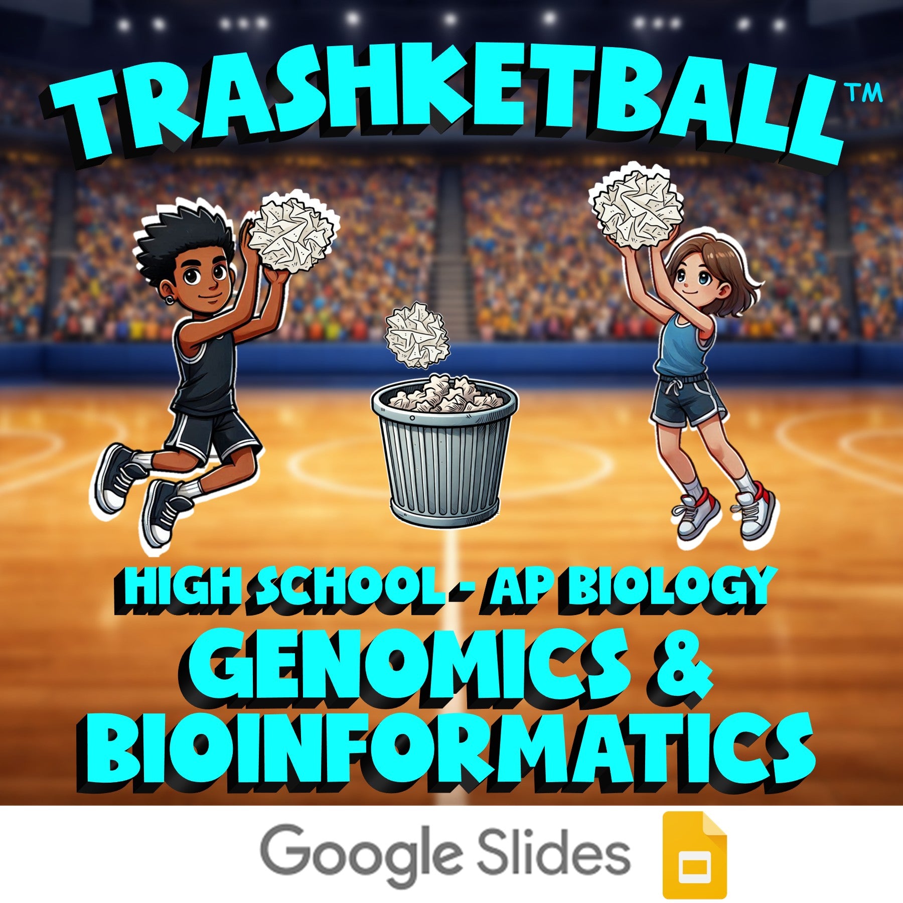 Genomics & Bioinformatics TRASHKETBALL Science Game - No Prep AP Biology Review