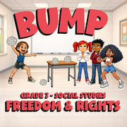 Freedom & Rights BUMP Socials Game - No Prep Grade 3 Review Activity