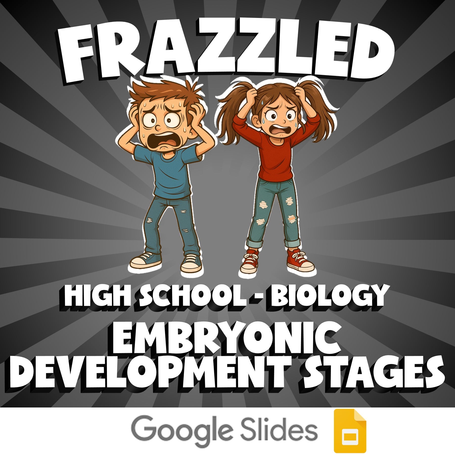 Embryonic Development Stages FRAZZLED Science Game - No Prep Biology Review