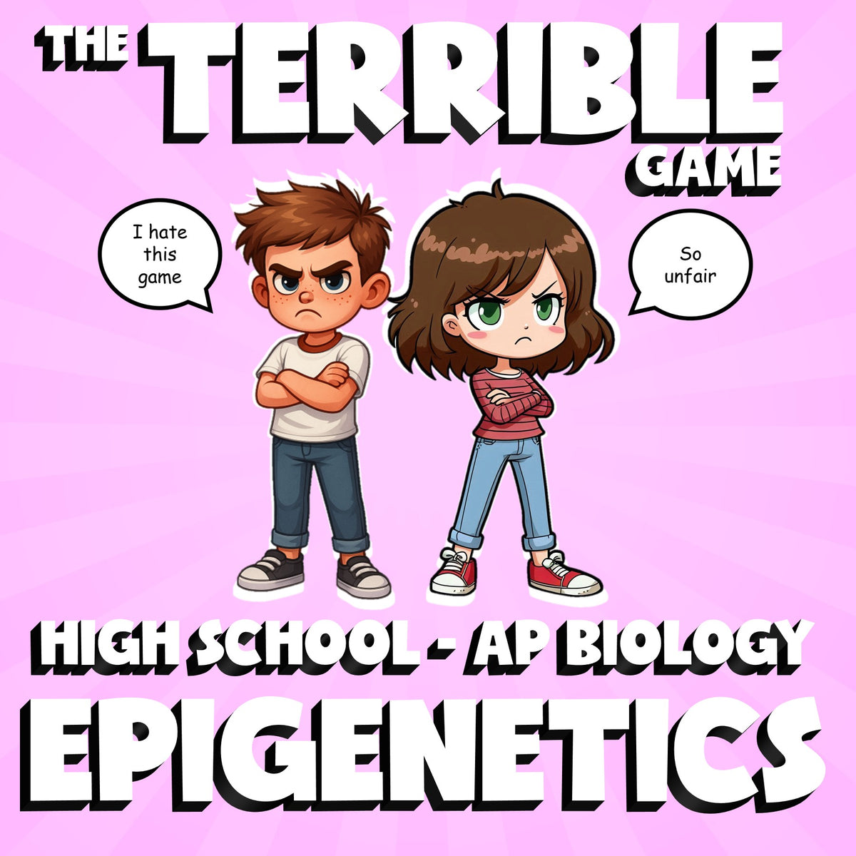 Epigenetics THE TERRIBLE GAME - No Prep AP Biology Science Review Activity