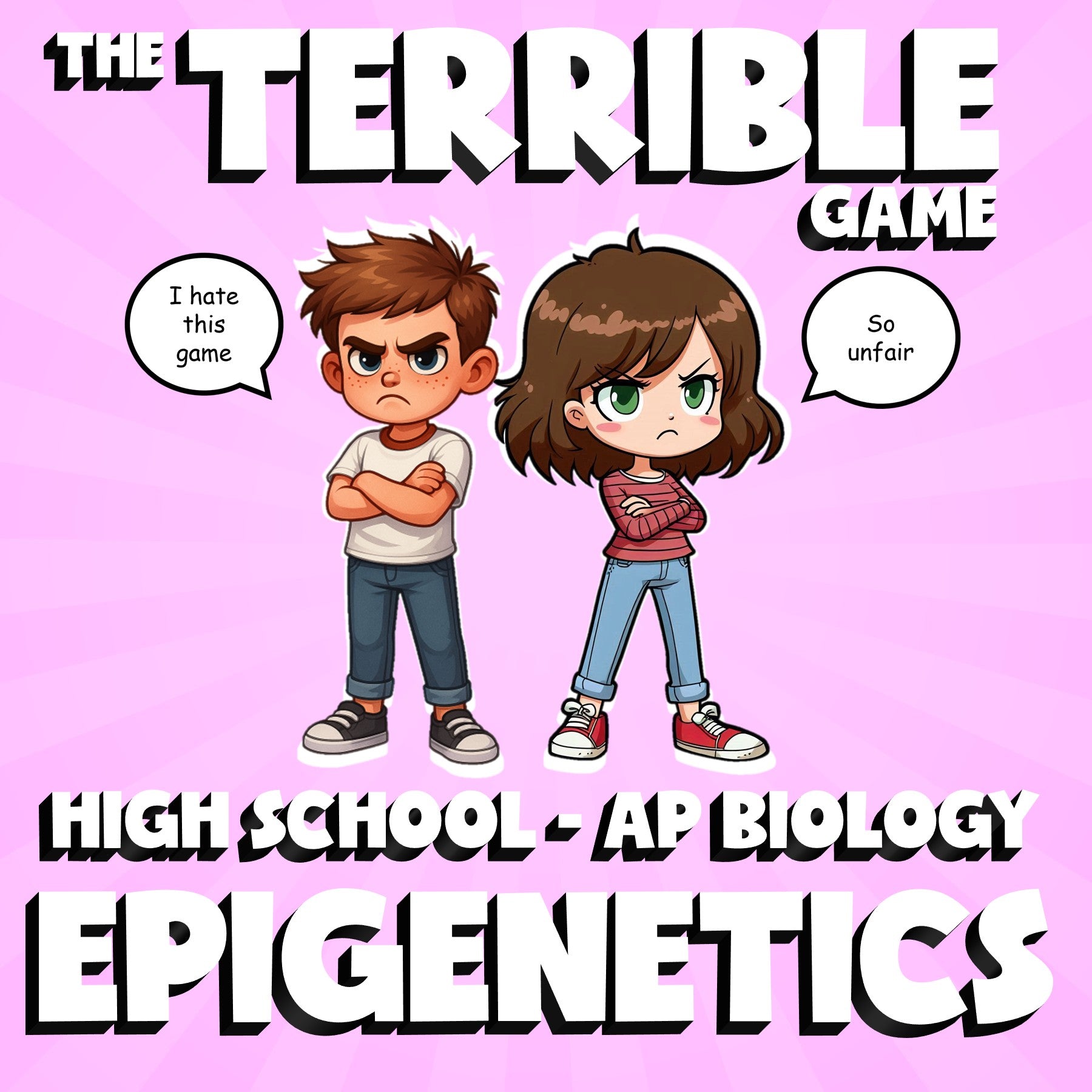 Epigenetics THE TERRIBLE GAME - No Prep AP Biology Science Review Activity