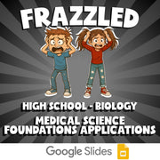 Medical Science Foundations Applications FRAZZLED Science Game - No Prep Biology