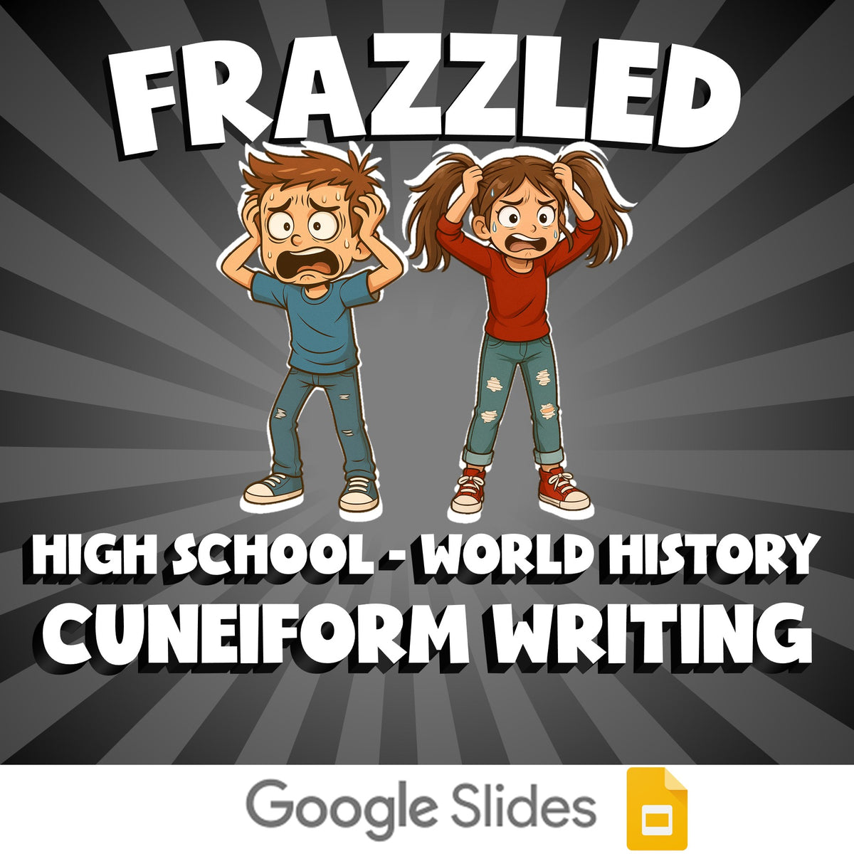 Cuneiform Writing FRAZZLED Game - No Prep World History Review Activity