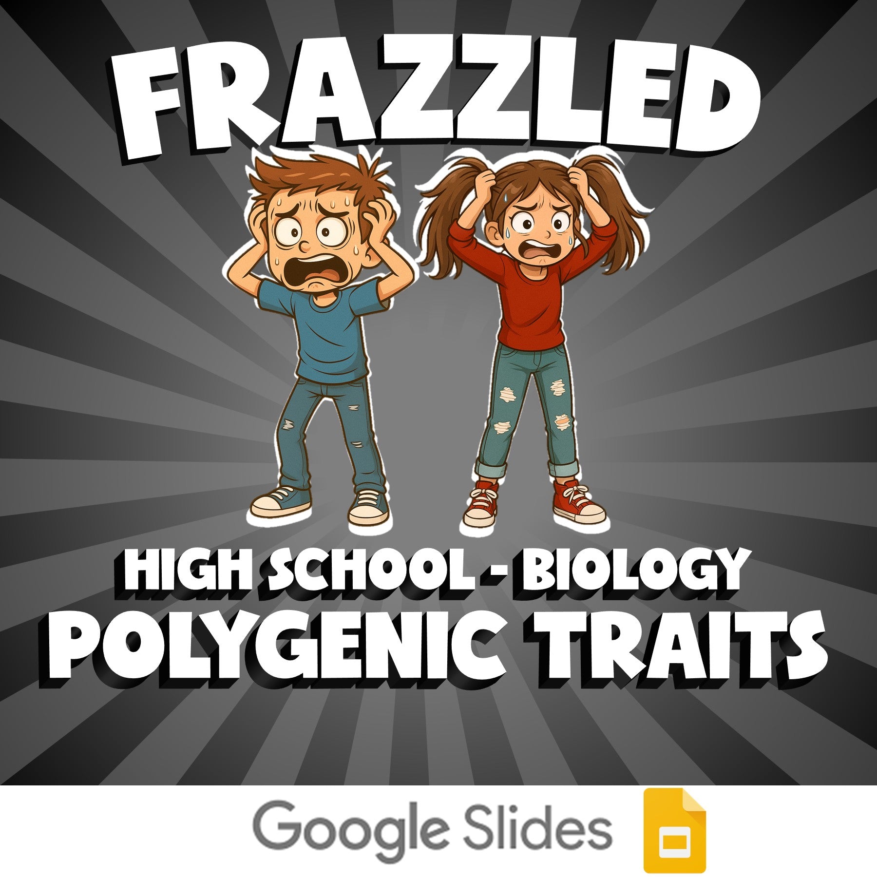 Polygenic Traits FRAZZLED Science Game - No Prep Biology Review Activity