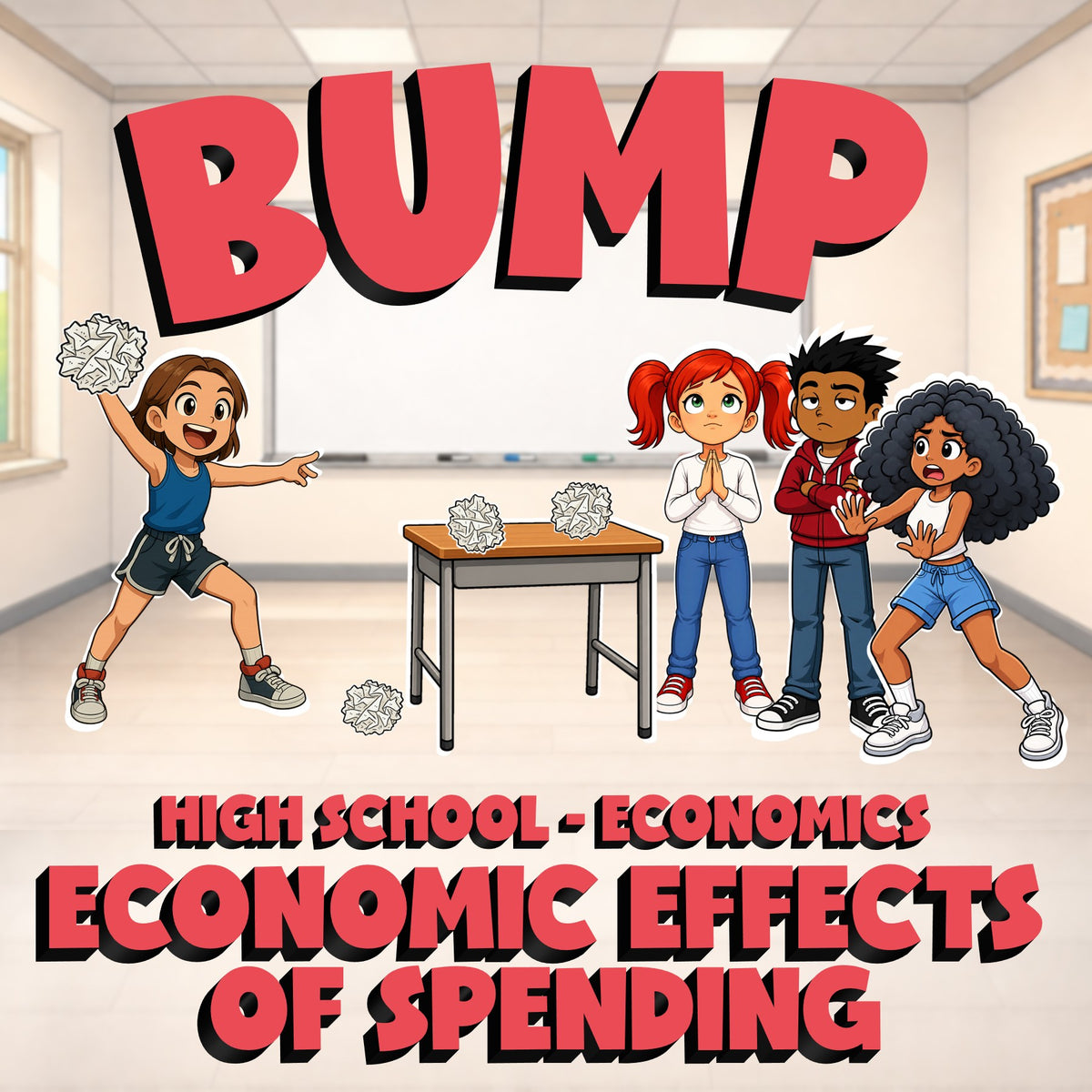 Economic Effects of Spending BUMP Economics Game - No Prep Review Activity