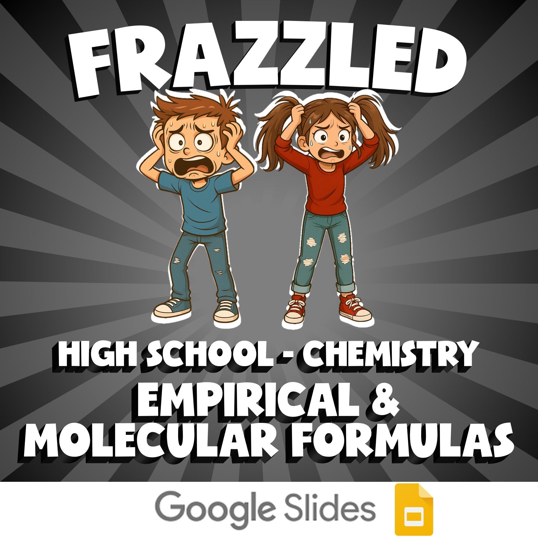 Empirical & Molecular Formulas FRAZZLED Science Game - No Prep Chemistry Review