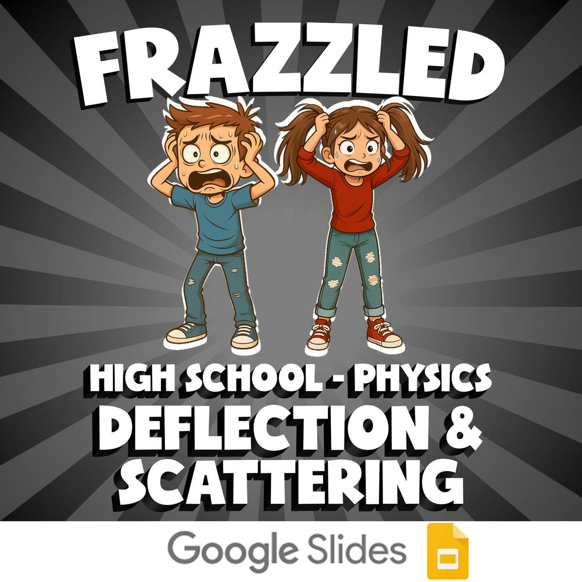 Deflection & Scattering FRAZZLED Science Game - No Prep Physics Review Activity
