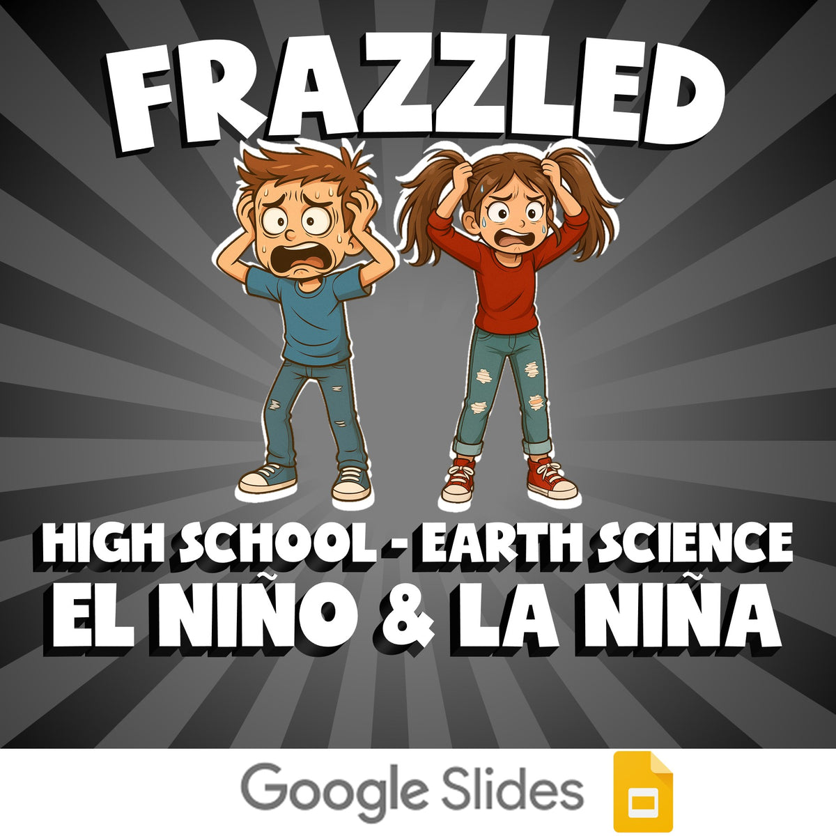 El Niño & La Niña FRAZZLED Game - No Prep Earth Science Review Activity