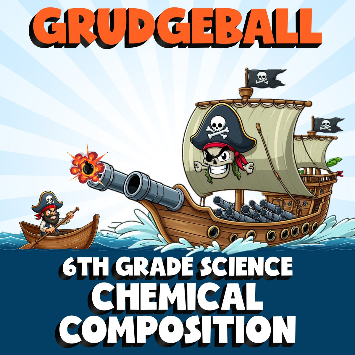 Chemical Composition GRUDGEBALL Science Game - No Prep Grade 6 Review Activity