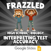 Interpreting Test Accuracy FRAZZLED Science Game - No Prep Biology Review