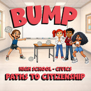 Paths to Citizenship BUMP Civics Game - No Prep Review Activity