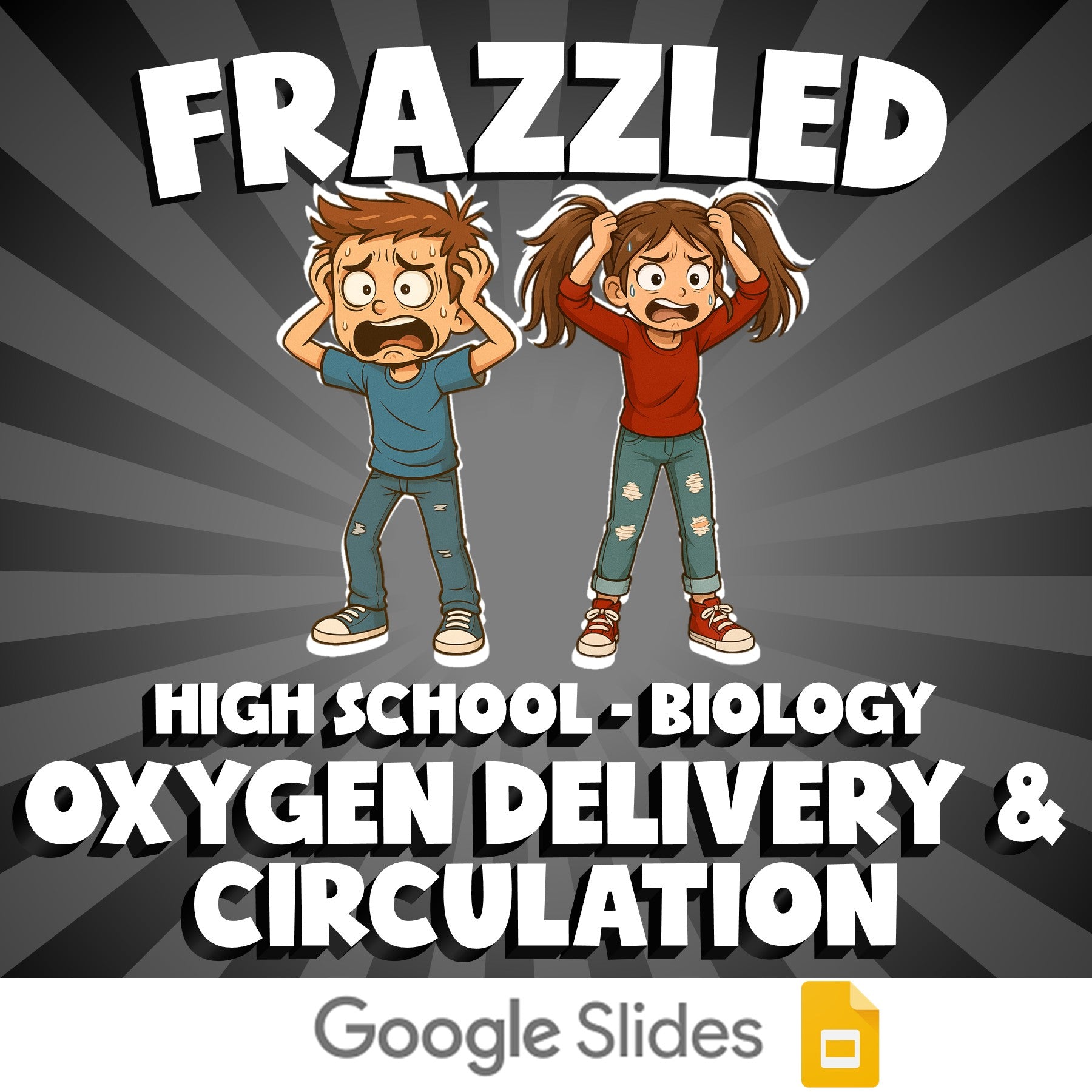 Oxygen Delivery & Circulation FRAZZLED Science Game - No Prep Biology Review
