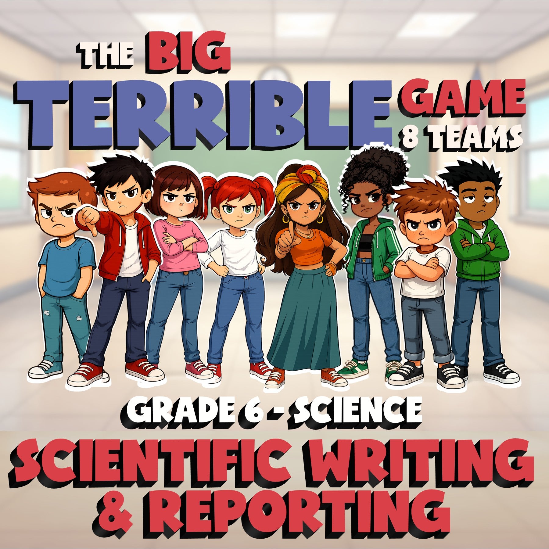 Scientific Writing & Reporting BIG TERRIBLE GAME - Grade 6 Science Review