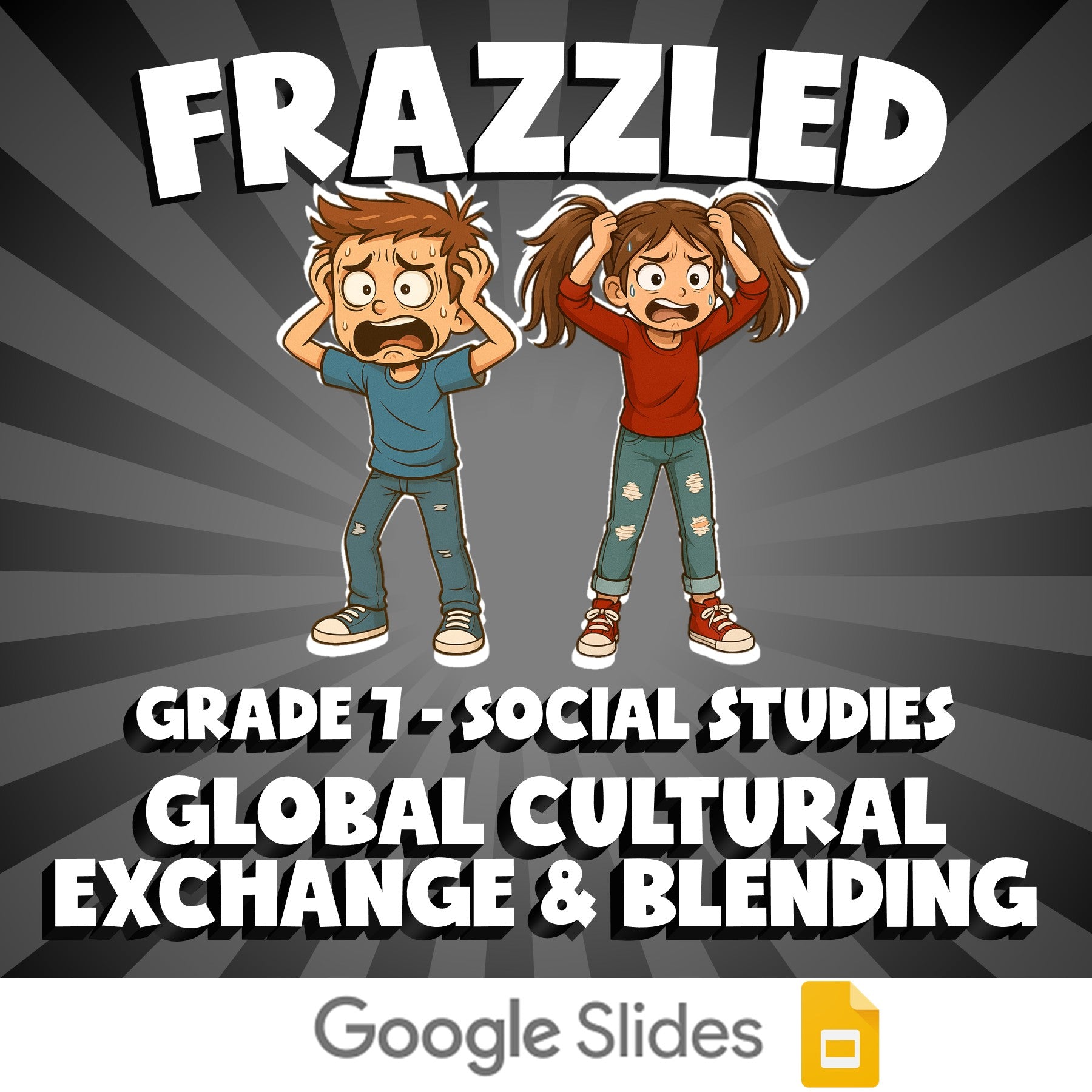 Global Cultural Exchange & Blending FRAZZLED Socials Game - No Prep Grade 7