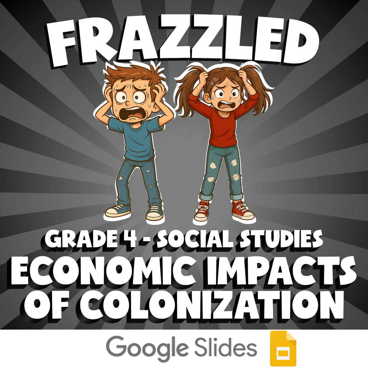 Economic Impacts of Colonization FRAZZLED Socials Game - No Prep Grade 4 Review