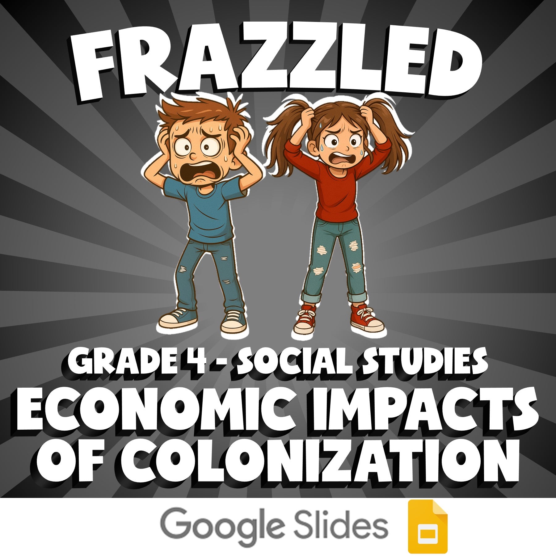 Economic Impacts of Colonization FRAZZLED Socials Game - No Prep Grade 4 Review