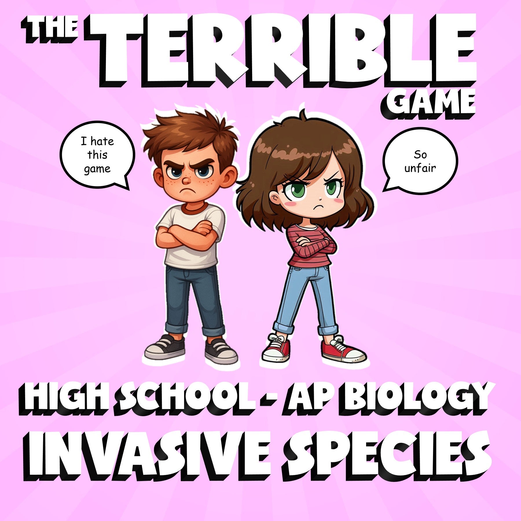 Invasive Species THE TERRIBLE GAME - No Prep AP Biology Science Review Activity