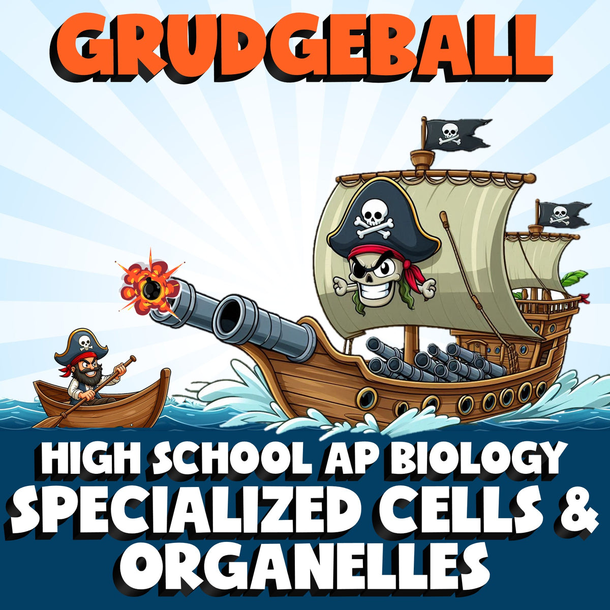 Specialized Cells & Organelles GRUDGEBALL Science Game - No Prep AP Biology