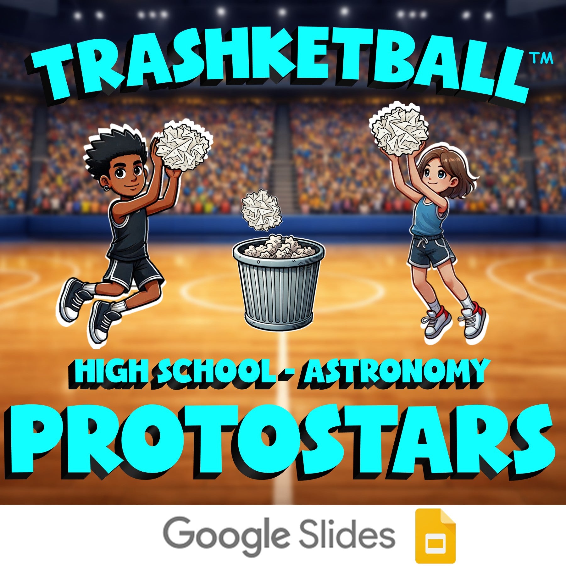 Protostars TRASHKETBALL Science Game - No Prep Astronomy Review Activity
