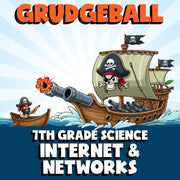 Internet & Networks GRUDGEBALL Science Game - No Prep Grade 7 Review Activity