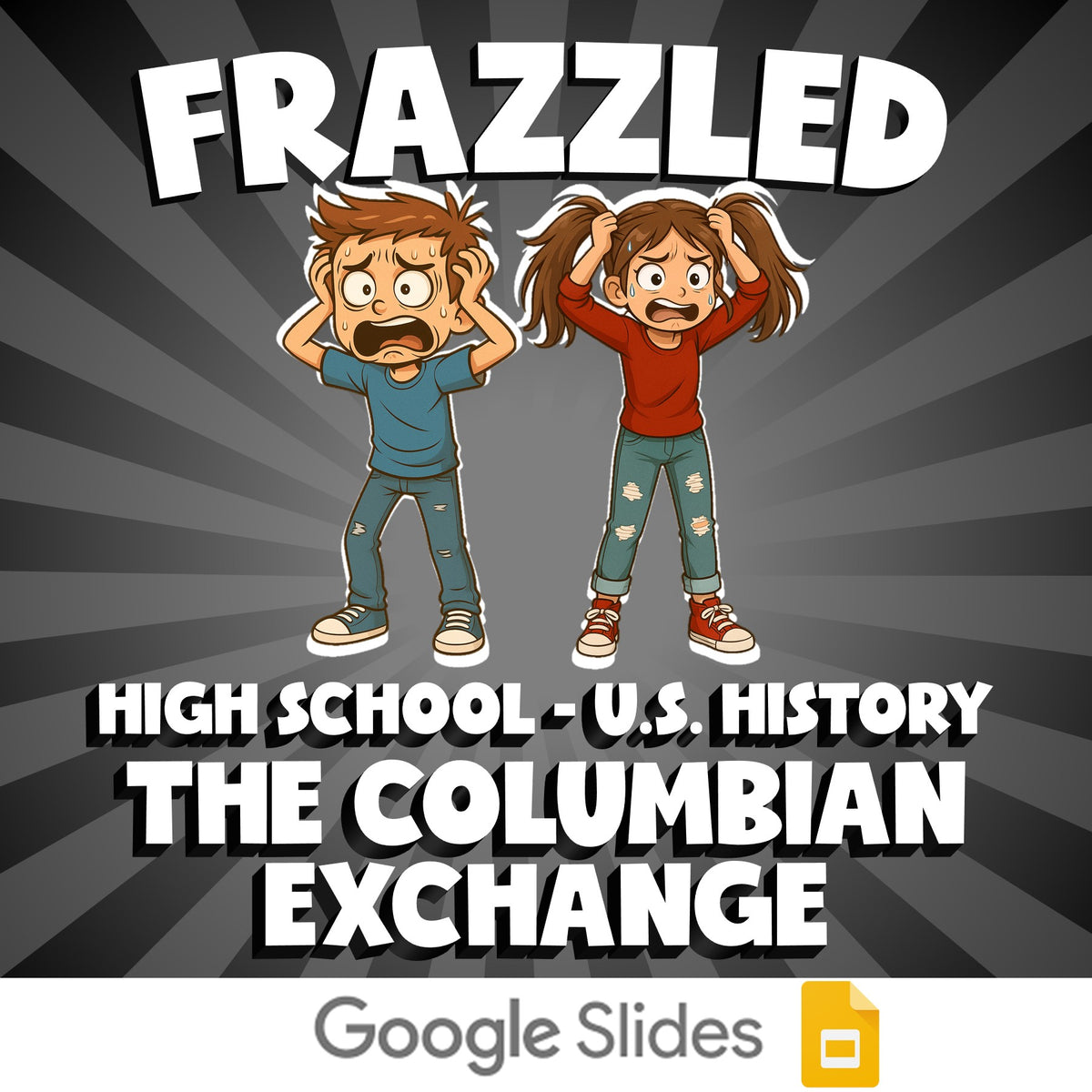 The Columbian Exchange FRAZZLED U.S. History Game - No Prep Review Activity