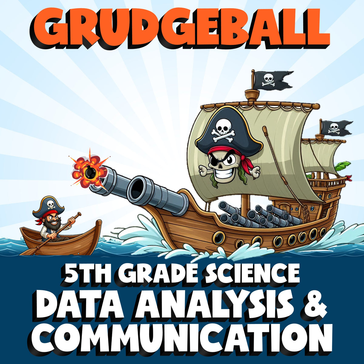Data Analysis & Communication GRUDGEBALL Science Game - No Prep Grade 5 Review