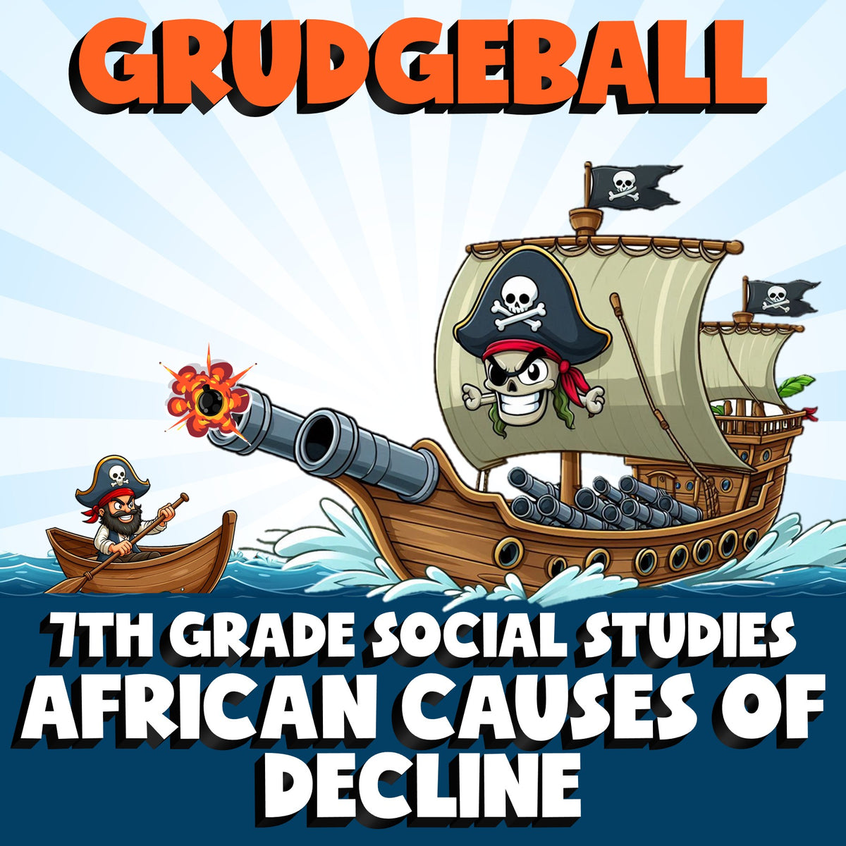 African Causes of Decline GRUDGEBALL Socials Game - No Prep Grade 7 Review