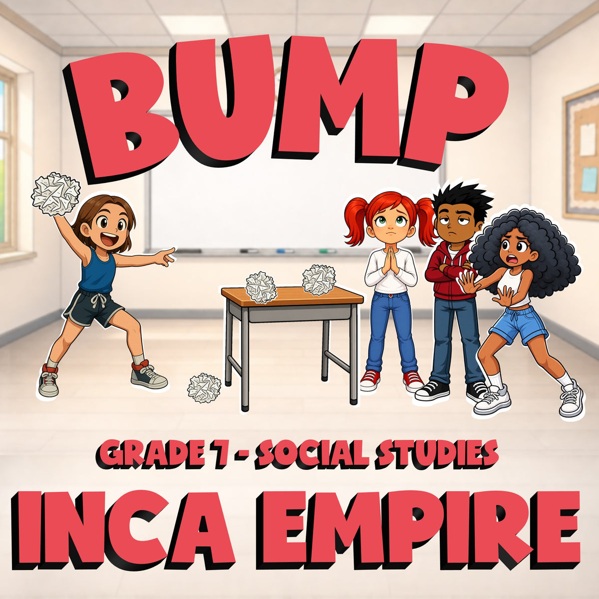 Inca Empire BUMP Socials Game - No Prep Grade 7 Review Activity