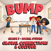 Global Connections & Culture BUMP Socials Game - No Prep Grade 3 Review Activity