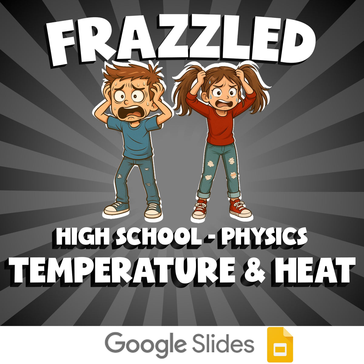 Temperature & Heat FRAZZLED Science Game - No Prep Physics Review Activity