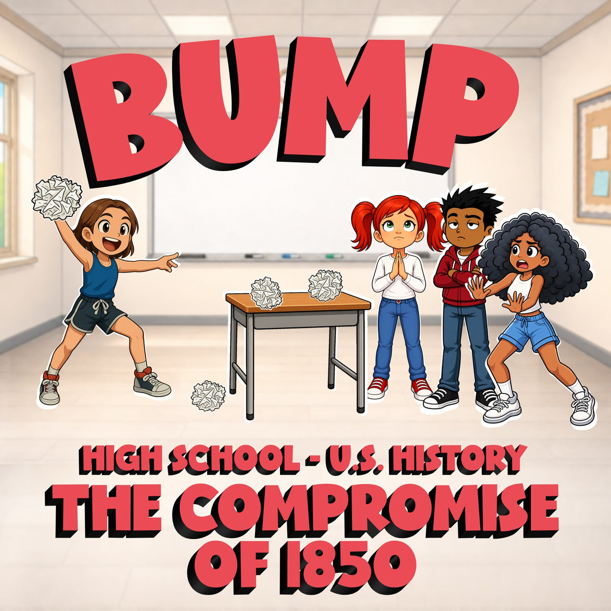 The Compromise of 1850 BUMP U.S. History Game - No Prep Review Activity
