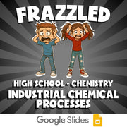 Industrial Chemical Processes FRAZZLED Science Game - No Prep Chemistry Review