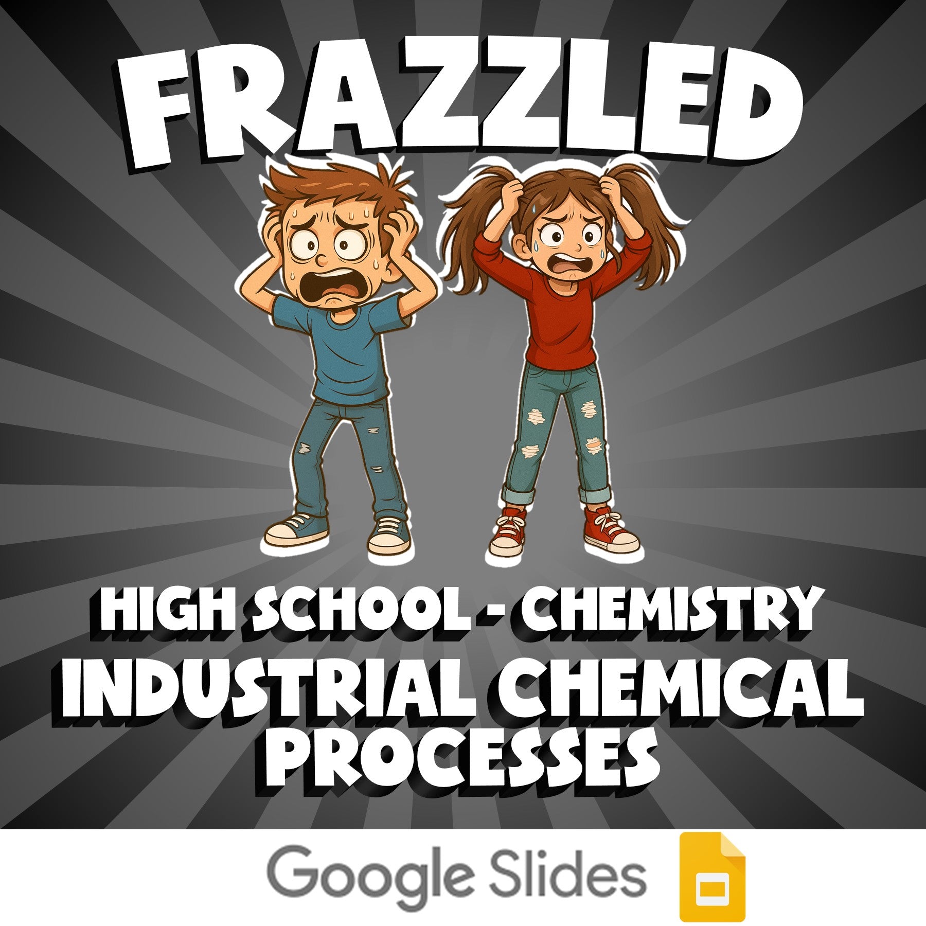 Industrial Chemical Processes FRAZZLED Science Game - No Prep Chemistry Review