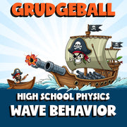 Wave Behavior GRUDGEBALL Science Game - No Prep Physics Review Activity