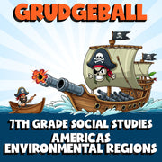 Americas Environmental Regions GRUDGEBALL Socials Game - No Prep Grade 7 Review