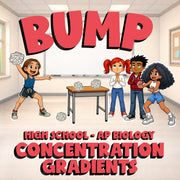 Concentration Gradients BUMP Science Game - No Prep AP Biology Review Activity