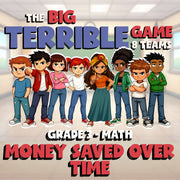 Money Saved Over Time BIG TERRIBLE GAME - No Prep Grade 3 Math Review Activity
