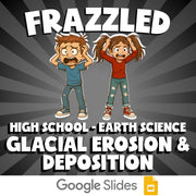Glacial Erosion & Deposition FRAZZLED Game - No Prep Earth Science Review
