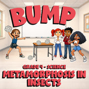 Metamorphosis in Insects BUMP Science Game - No Prep Grade 4 Review Activity