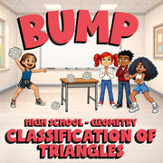 Classification of Triangles BUMP Math Game - No Prep Geometry Review Activity