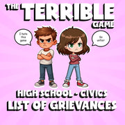 List of Grievances THE TERRIBLE GAME - No Prep Civics Review Activity