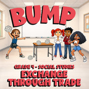 Exchange Through Trade BUMP Socials Game - No Prep Grade 4 Review Activity