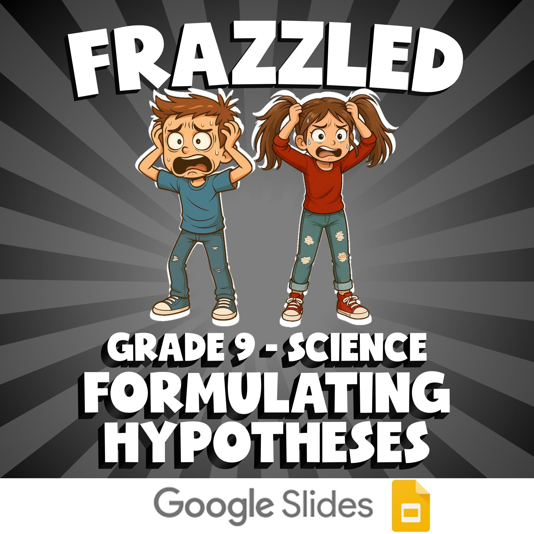 Formulating Hypotheses FRAZZLED Science Game - No Prep Grade 9 Review Activity