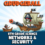 Networks & Security GRUDGEBALL Science Game - No Prep Grade 8 Review Activity
