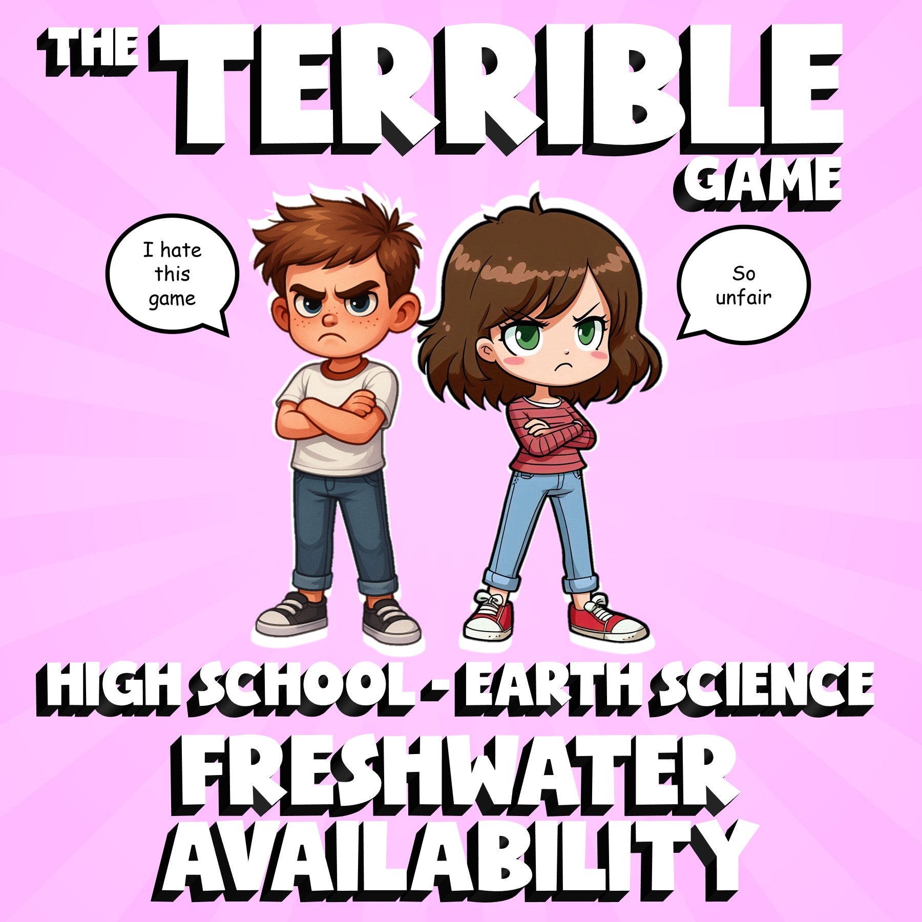 Freshwater Availability THE TERRIBLE GAME - No Prep Earth Science Review