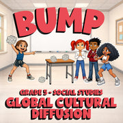 Global Cultural Diffusion BUMP Socials Game - No Prep Grade 5 Review Activity
