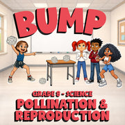 Pollination & Reproduction BUMP Science Game - No Prep Grade 8 Review Activity