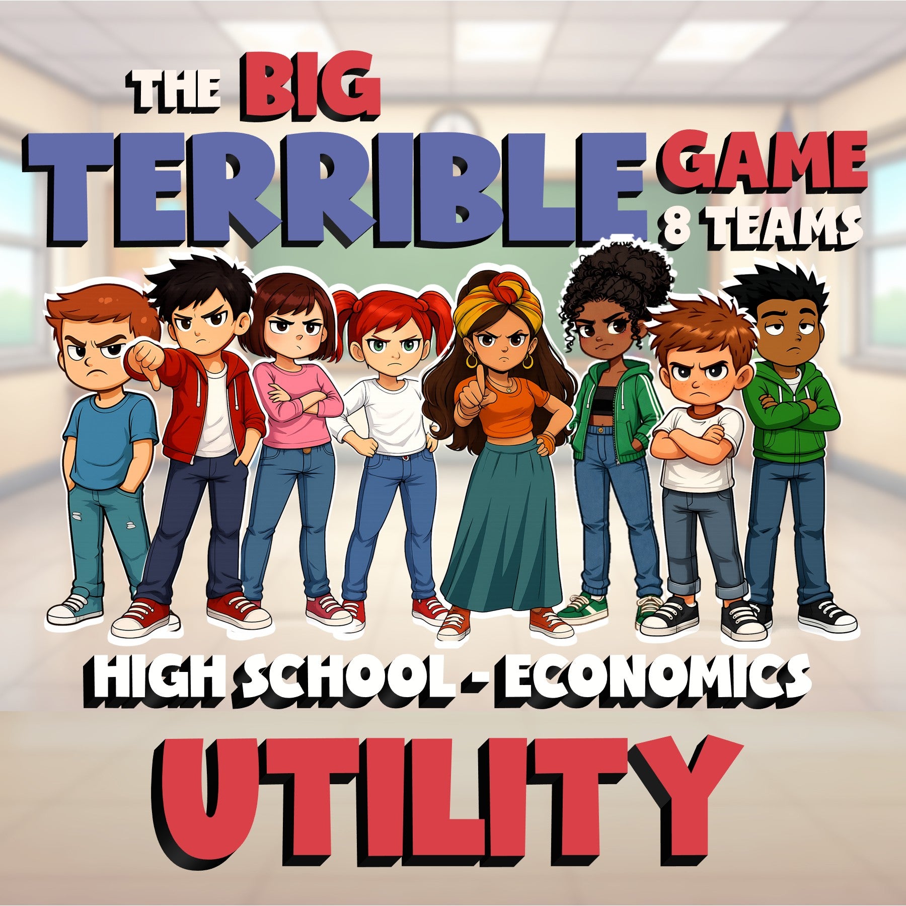 Utility BIG TERRIBLE GAME - No Prep Economics Review Activity