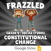 Constitutional Change FRAZZLED Socials Game - No Prep Grade 8 Review Activity