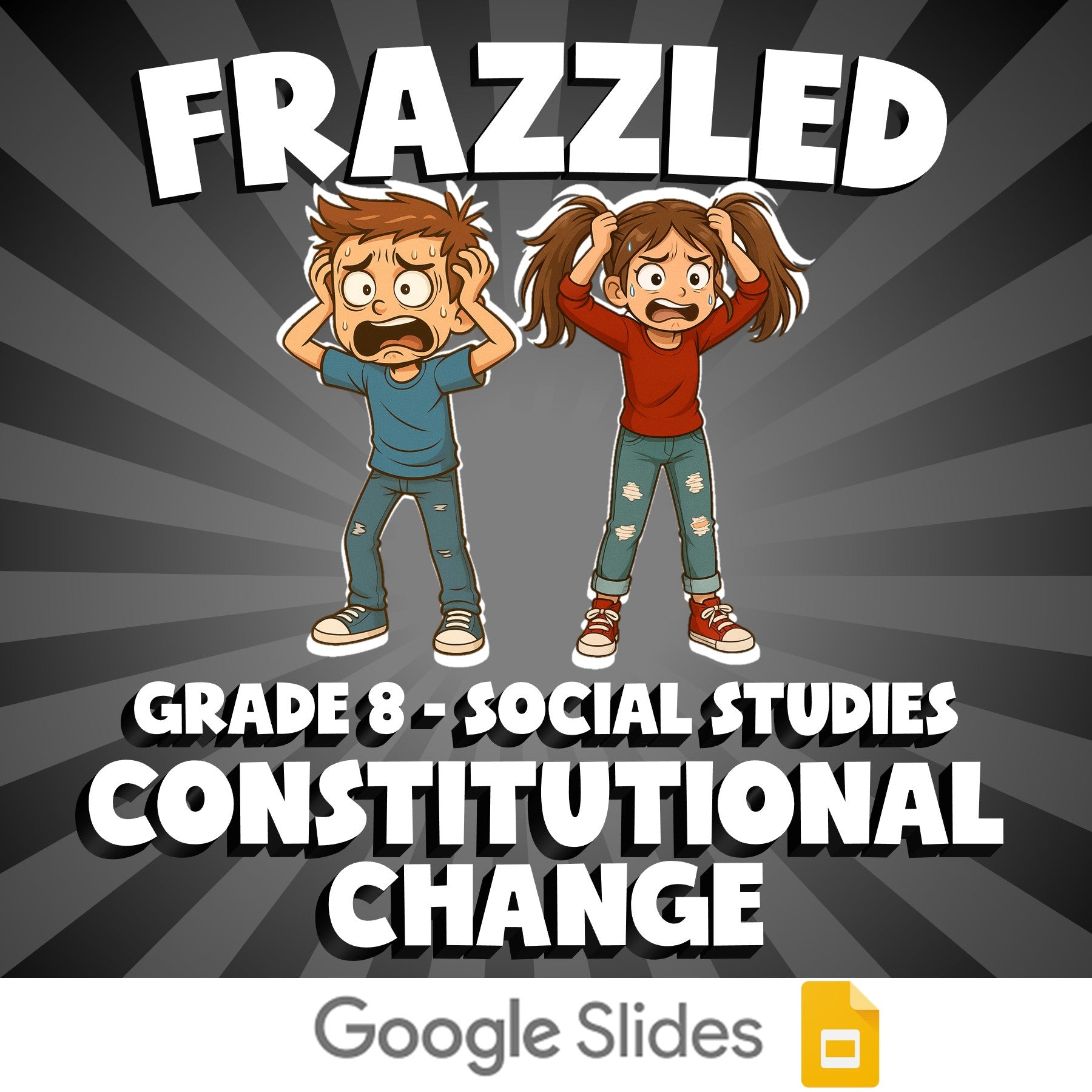 Constitutional Change FRAZZLED Socials Game - No Prep Grade 8 Review Activity